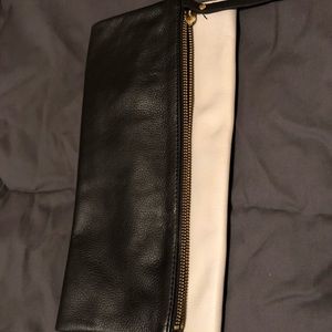 Banana Republic leather clutch